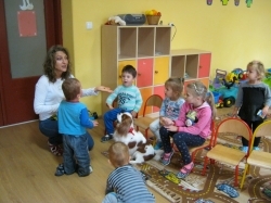 Dogoterapia - zabawy z Abi