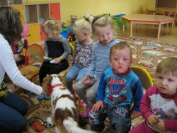 Dogoterapia - zabawy z Abi