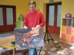 Pokaz płazów, pana Krzysia...